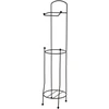 Bathlab DEA Juodas tualetinio popieriaus stovas 15,7x15,7x66 cm
