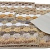 Bathlab ZAC 2 kilimėlių rinkinys 50x90cm/50x40cm dryžuotas smėlio spalvos