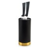 Mondex Stovas peiliams su šeriais h26x12,6cm, juodas