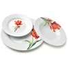 LEA TULIP Komplet obiadowy 18 dalys 21,8cm/19,2/27cm talerz zupa 220ml