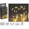 „Mondex“ LED girlianda, 40 l, šiltai balta, vidaus, 195 cm, laikmatis, 3 x AA 1,5 V baterijos.