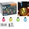 Mondex GIRLANDA OGRODOWA SOLARNA 20 ŻARÓWEK LED MULTIKOLOR