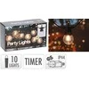 Mondex LED girlianda su laikmačiu laukui/patalpoms IP44 4.5m/10vnt. juodas