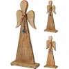 Mondex ANIOŁ Z JASNEGO DREWNA 40 CM 2 WARIANTY