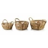 Mondex BALI Komplet 3 KOSZY 30x30x15/27x27x13/2x21x9 cm