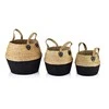 Mondex „Affek Design“ BALI KOMPLEKTAS 3 IŠLAIDOS I30x38x34cm, M28x32x28cm, S23x26x24cm