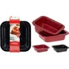 Duka La Cucina Kepimo forma 12x12 cm 2 vnt - Stačiakampis - Tortų forma