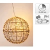 Mondex BOMBKA LED METALOWA Juoda 35 CM