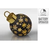 Mondex BOMBKA ŚWIĄTECZNA LED 20 CM Juoda