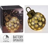 Mondex BOMBKA ŚWIĄTECZNA LED 20 CM ZŁOTA