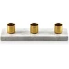 Mondex CEDRIC MARBLE žvakidė 3 žvakėms 20x6,5x4 cm