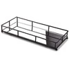 Mondex CEDRIC Padėklo stovas 36x16x5 cm juodas su veidrodžiu