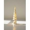 Mondex CHOINKA SZKLANA LED 40CM Sidabrinis