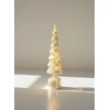 Mondex CHOINKA SZKLANA LED 40CM Sidabrinis
