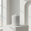 Mondex CLASSIC CANDLES Žvakė Mažas Cilindro formos 7x7x10cm Pilka