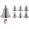 Mondex Christmas decoration Bell A98022220. 11 cm. sidabrinis col.