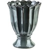 Mondex EVAM Mėlynas keraminė vaza, L 17x17x22 cm