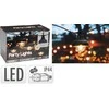 Mondex GIRLANDA OGRODOWA 10 ŻARÓWEK LED Z CZARNYM KLOSZEM 7,5CM PARTY LIGHTS