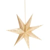 Mondex Christmas Gifts GWIAZDA DEKORACYJNA PAPIEROWA 45CM ZŁOTA