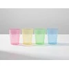 Mondex 6 vandens stiklinių rinkinys, 280 ml, plastikinės, 4 spalvos