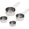 Excellent Houseware Nerūdijančio plieno matavimo puodeliai 4 vnt.