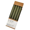 Mondex Komplet 4vnt. świec VELA OŁÓWEK2,2x23cm khaki
