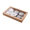 Aroma Di Rogito Mondex KOMPLET ŚWIEC TEALIGHT MAX 6 SZT PILKA