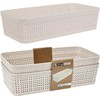 Storage Solutions Plastikiniai laikymo krepšeliai, 25 x 13,5 x 6 cm, 2 vnt.