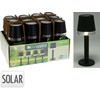 Globo Toys Stalinė saulės energija įkraunama LED lempa, juoda, 8 × 8 × 21,5 cm