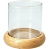 Mondex LAMPION Z DREWNA MANGO 10X10CM LB