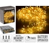 Mondex CLUSTER LEMPUTĖS ANT SIDABRINĖS VIELOS 100 LED ŠILTA BALTA