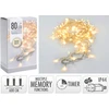 Mondex LAMPKI LED 80 LED CIEPŁA BALTA