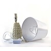 Mondex LETI BEIGE stalinė lempa 12x10x30 cm