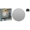 Home Styling Collection Sieninis veidrodis 55 cm juodas apvalus metalinis
