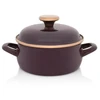 Mondex Metalac Emaliuotas puodas "bordeaux" 16 cm, 1.5 l