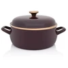 Mondex Žemai emaliuotas puodas su dangčiu, 24cm, 5L, Metalac dujų indukcija