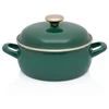 Emaliuotas puodas, 16 cm, su dangteliu, Metalac dujų indukcija, 2,2L