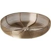 Lumarko Metalinis dekoratyvinis krepšelis WIRE, auksinės sp., 31 x 6 cm