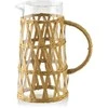 Mondex Since 1986 MODERN KITCHEN Dzbanek stiklinis 1,1L 10x8x19,5 cm w oplocie boho