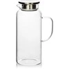 Mondex MODERNUS VIRTUVĖS Ąsotis su dangteliu iš borosilikatinio stiklo 1,9 l 8 x 10,5 x 25,5 cm
