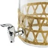 Mondex MODERNI VIRTUVĖ Stiklinis indas su čiaupu 3,5 l, pintas, 11,4 x 16 x 25,6 cm