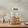 Mondex MODERNI VIRTUVĖ Stiklinis indas su čiaupu 3,5 l, pintas, 11,4 x 16 x 25,6 cm