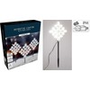 KOOPMAN LAMPKI OGRODOWE STICK ŚNIEŻYNKI NEON LED 58 CM 3 SZT balta IP44