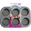 Patisse Mugfin forma 6 vnt 27 cm Sidabro viršus universalus