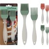 Mondex 2 silikoninių šepetėlių rinkinys, 17–20 cm