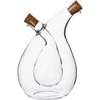 Excellent Houseware „Mondex Since 1986 PETER“ buteliai alyvuogių aliejui (350 ml), actui (75 ml), 10 x 10 x 16 cm