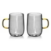 Affek Design PETER 2 termo puodelių rinkinys, 400 ml, 10,5 x 7,2 x 11 cm, pilkas