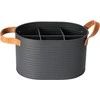 Home Styling Collection Butelių dėžė metalinė pilka
