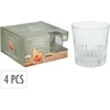Mondex Rinkinys 4 SZKLANEK DO NAPOJÓW 340 ML