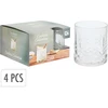 Mondex Rinkinys 4 SZKLANEK DO NAPOJÓW 350 ML